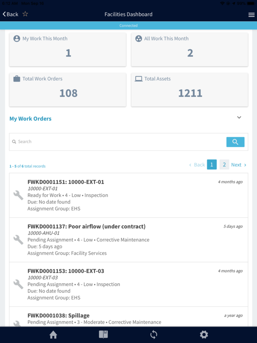 screenshot of Nuvolo