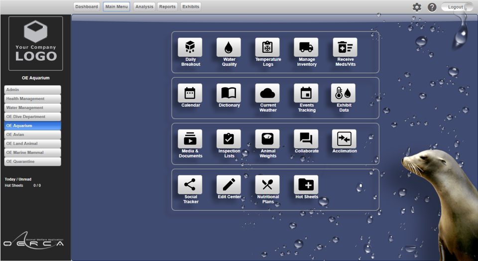 screenshot of OERCA