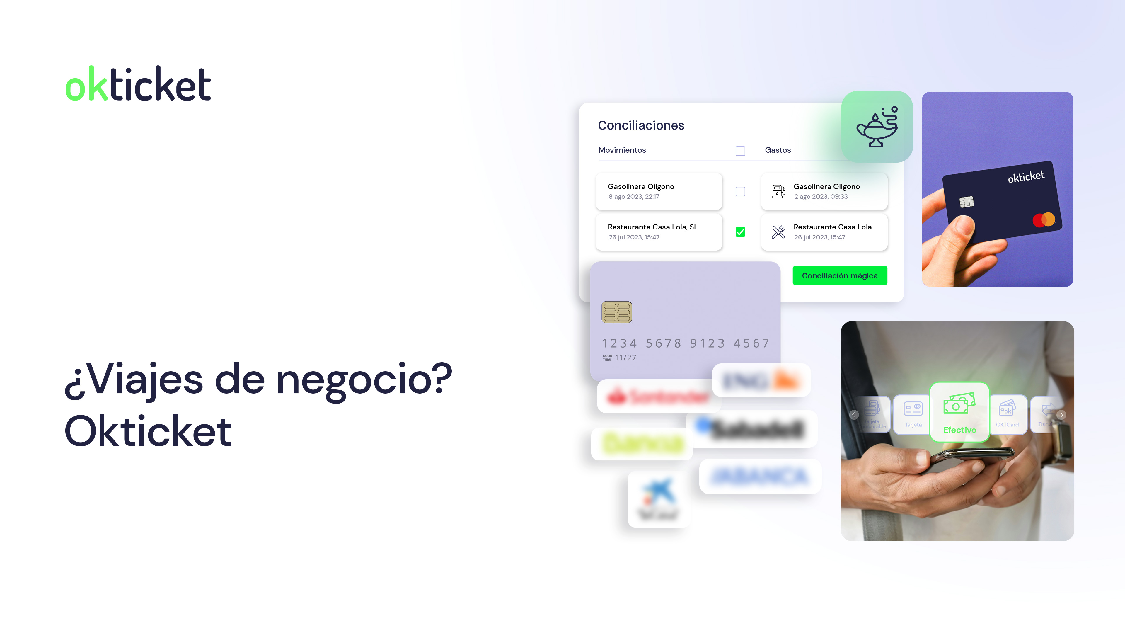 screenshot of Okticket