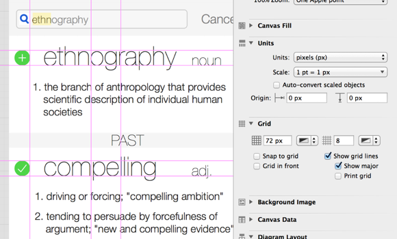 screenshot of OmniGraffle