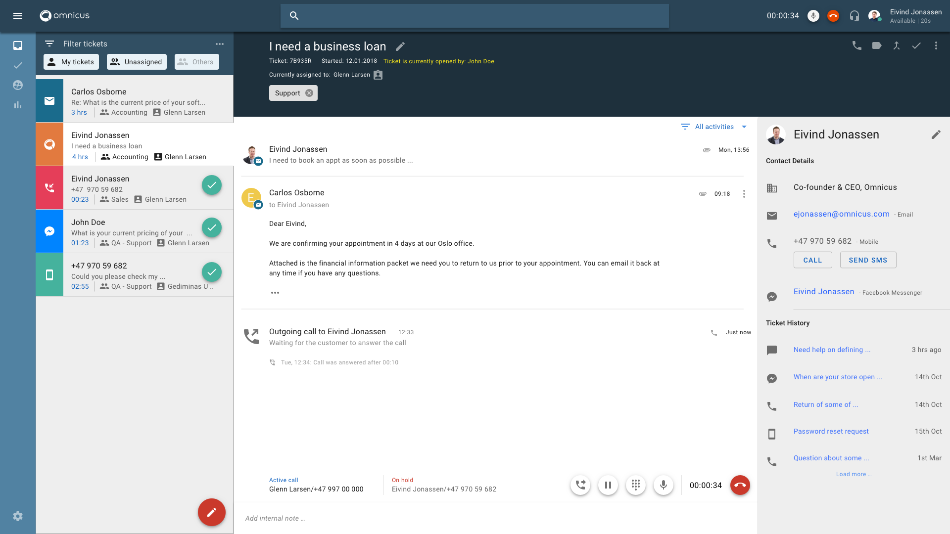 screenshot of Omnicus