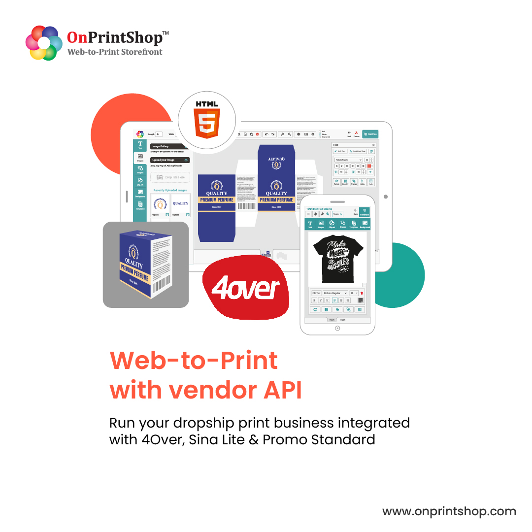 screenshot of OnPrintShop