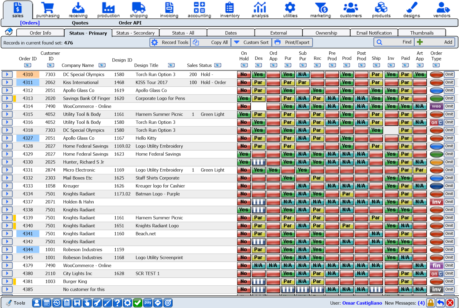 screenshot of OnSite