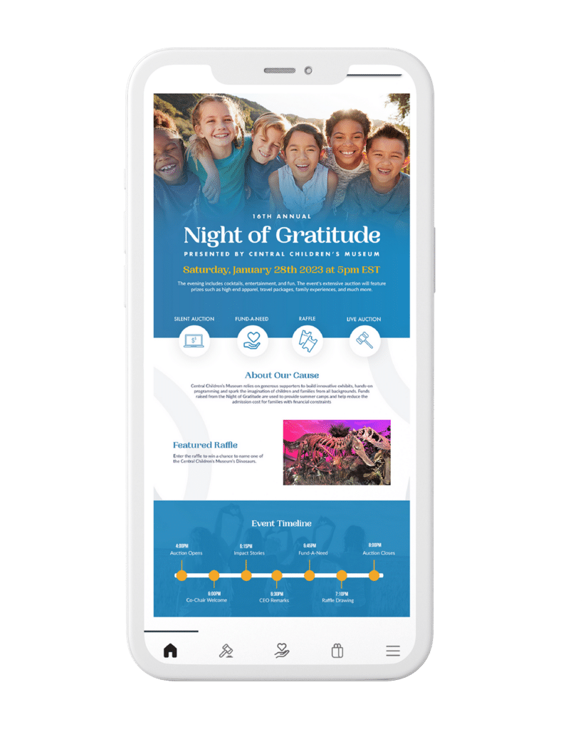 screenshot of OneCause