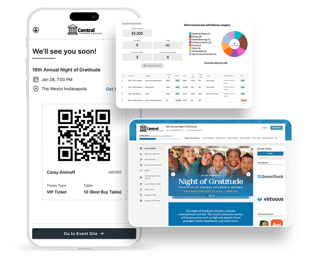 screenshot of OneCause