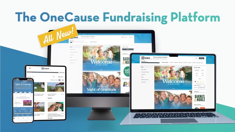 screenshot of OneCause