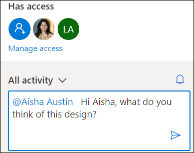 screenshot of OneDrive