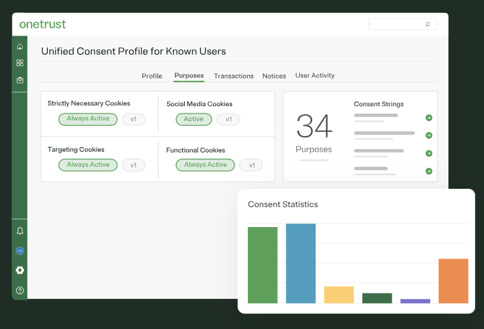 screenshot of OneTrust