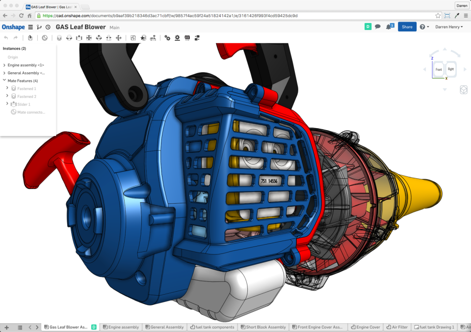 screenshot of Onshape