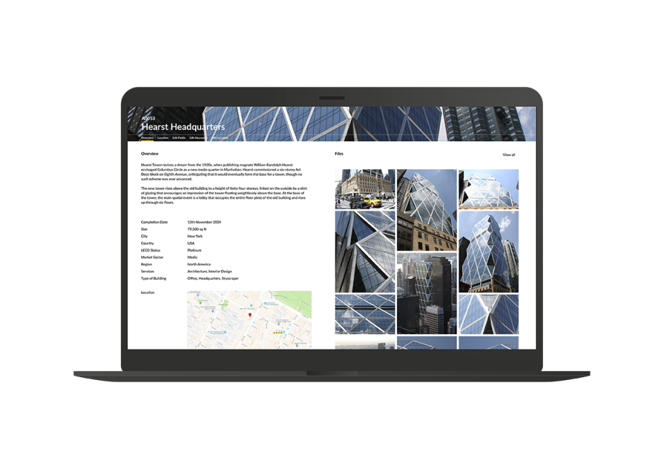 screenshot of OpenAsset