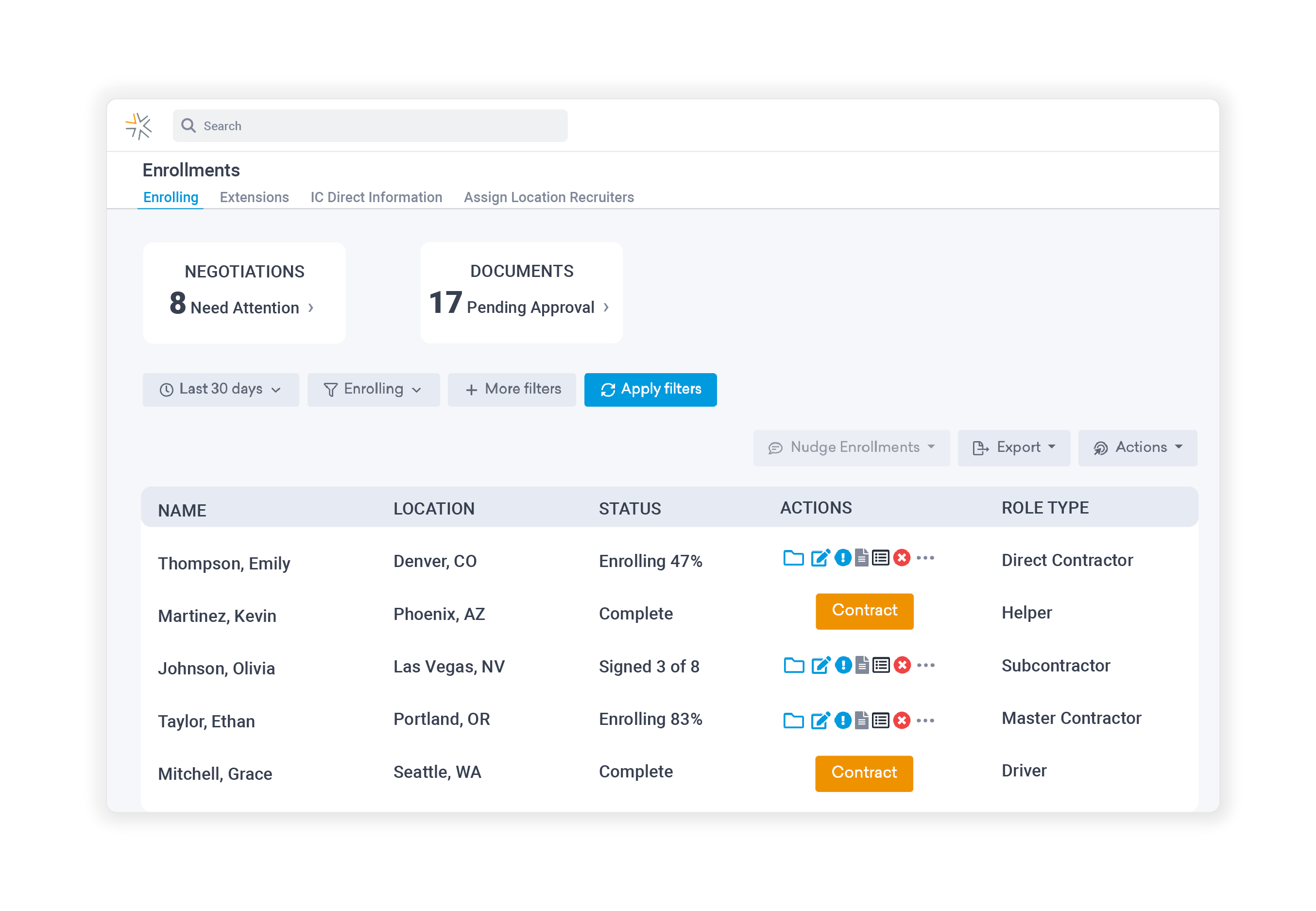 screenshot of Openforce