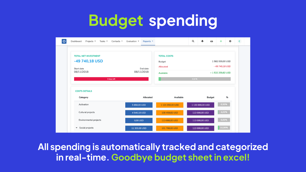 screenshot of Optimy