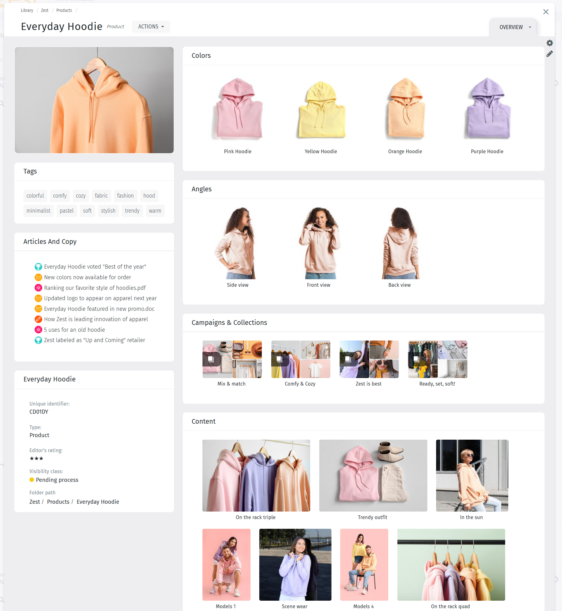 screenshot of OrangeDAM