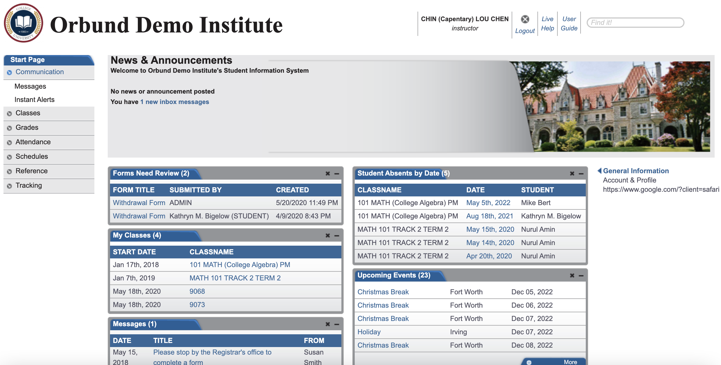 screenshot of Orbund