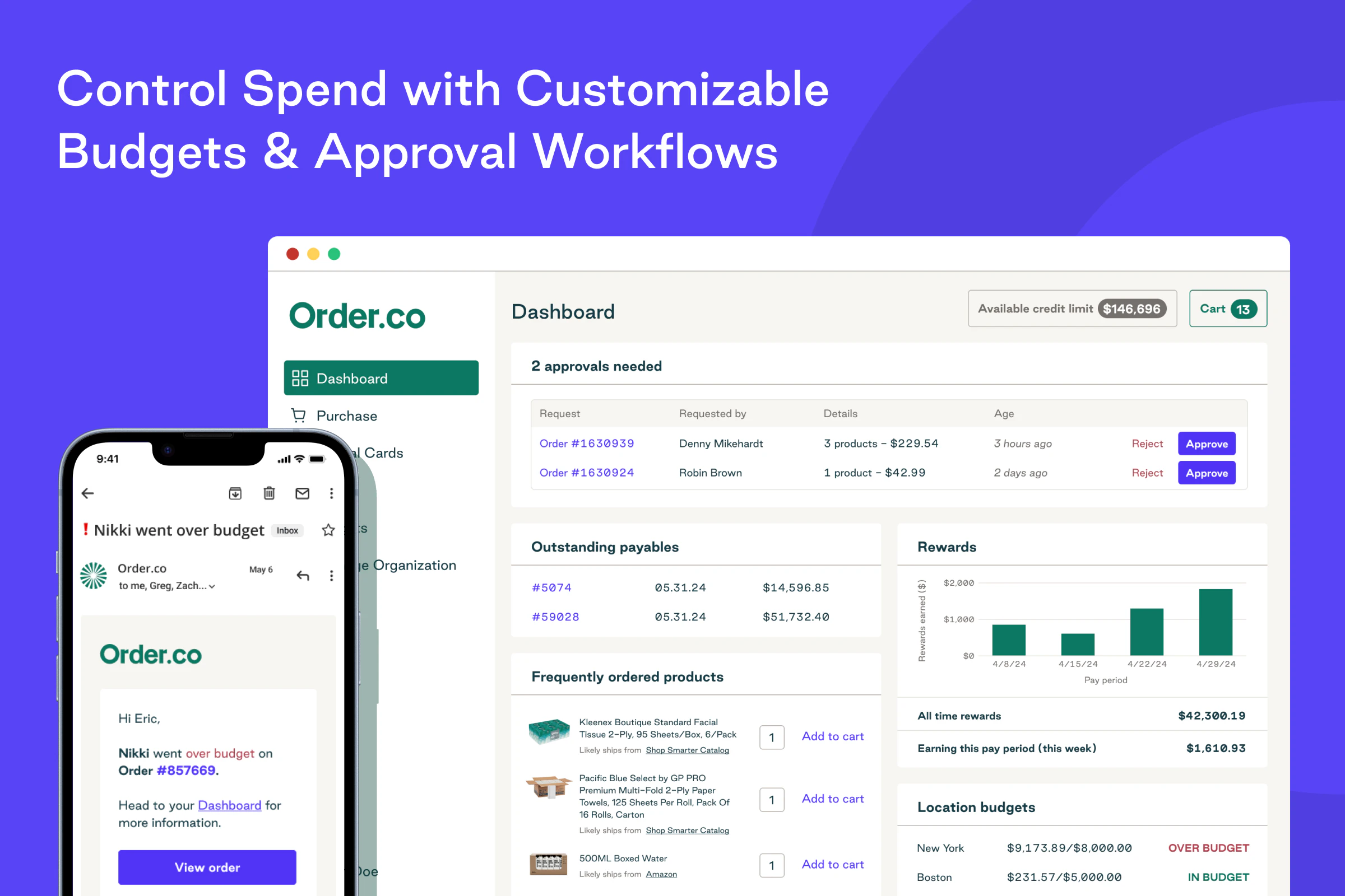 screenshot of Order.co