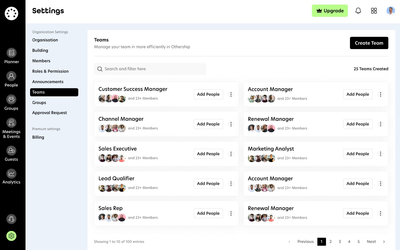 screenshot of Othership