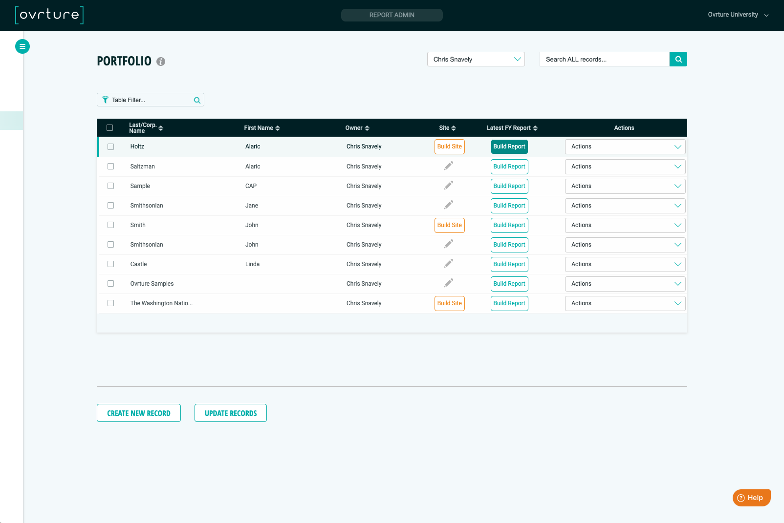 screenshot of Ovrture