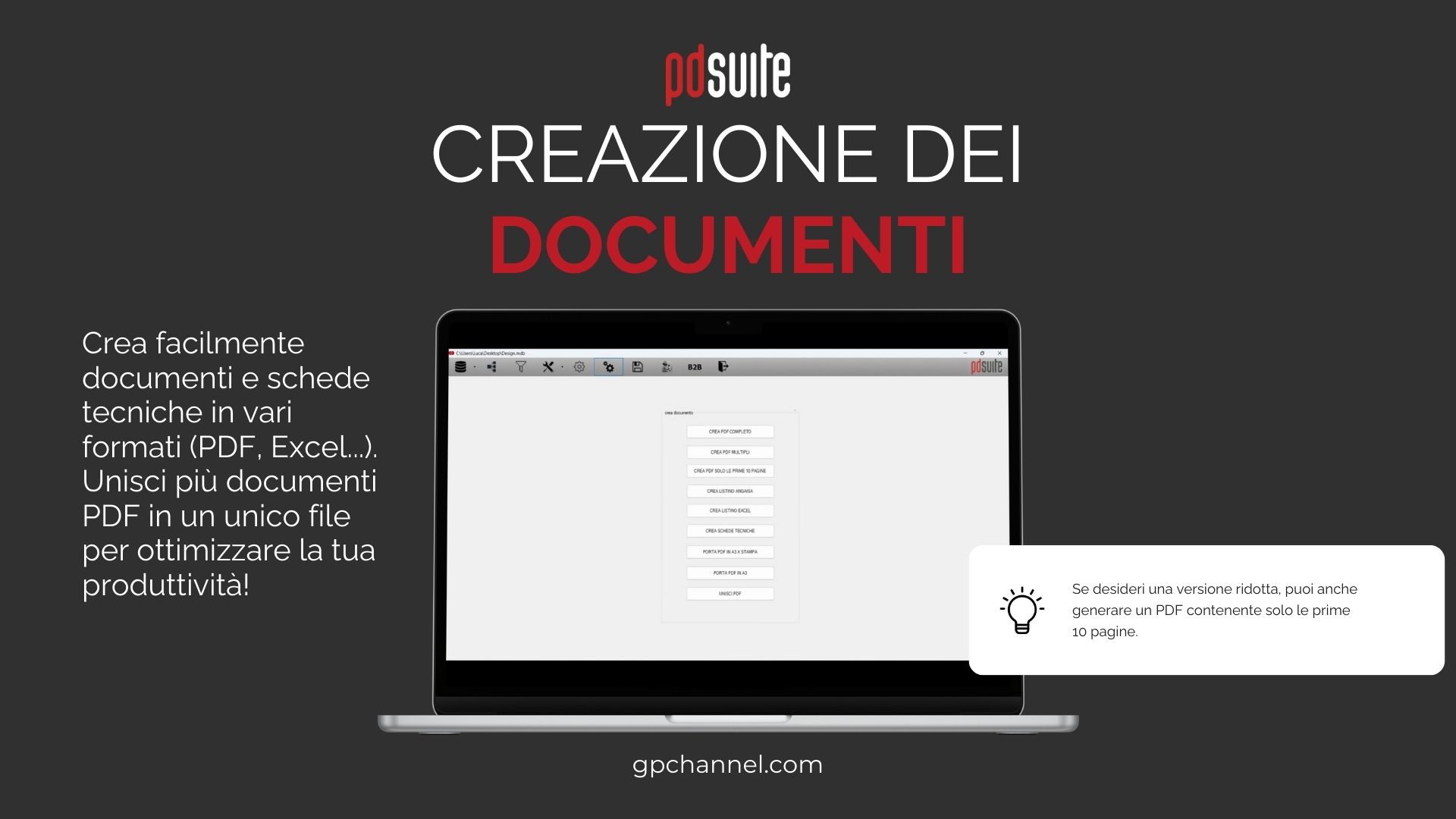 screenshot of PDSuite