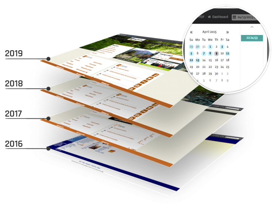screenshot of Pagefreezer
