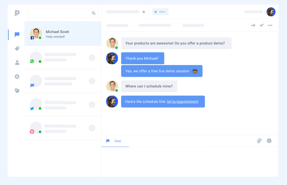 screenshot of Paldesk