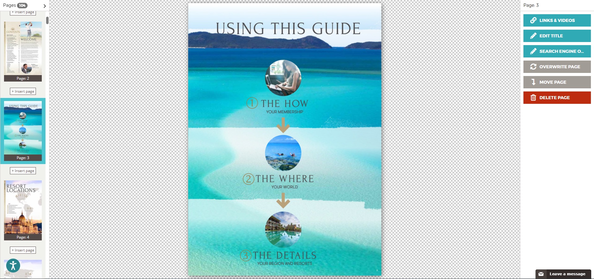 screenshot of Paperturn