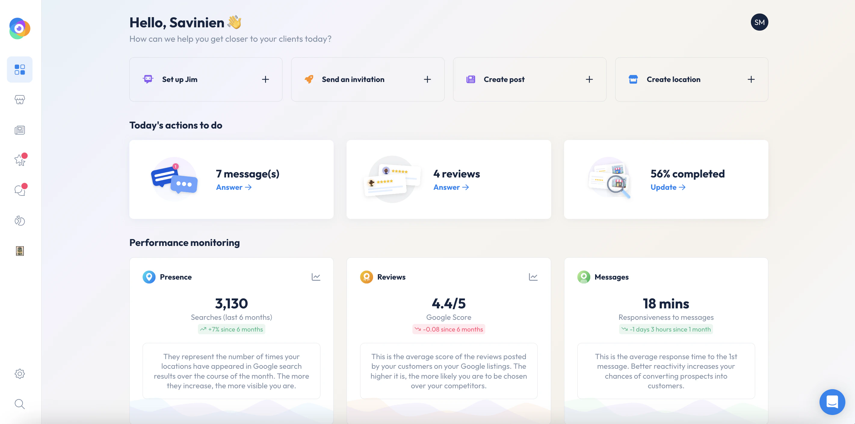 screenshot of Partoo