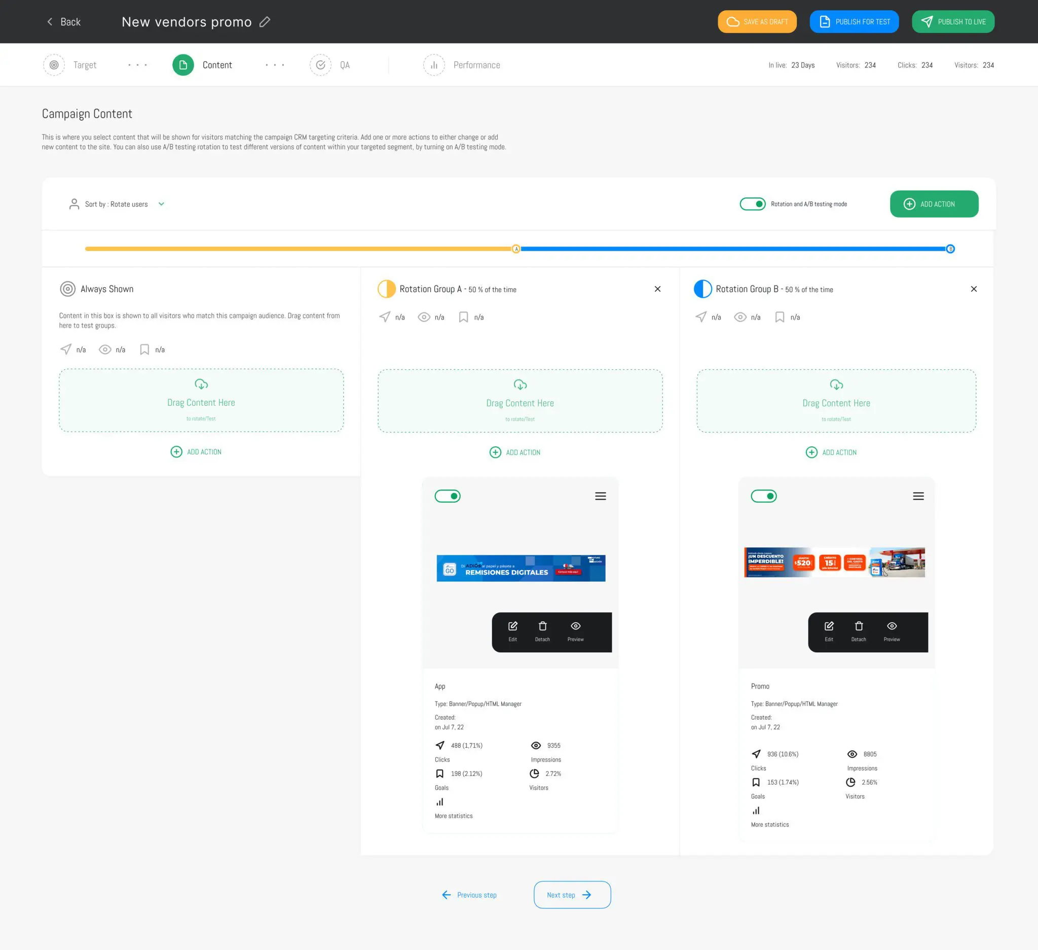 screenshot of Personyze