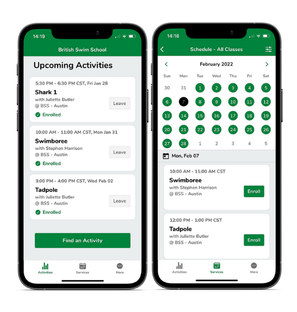 screenshot of Pike13