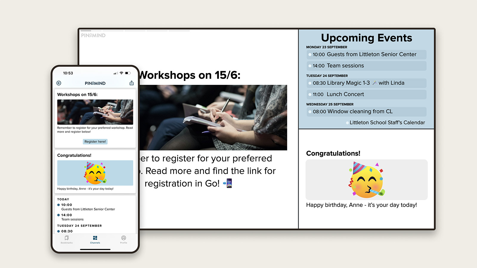 screenshot of PinToMind