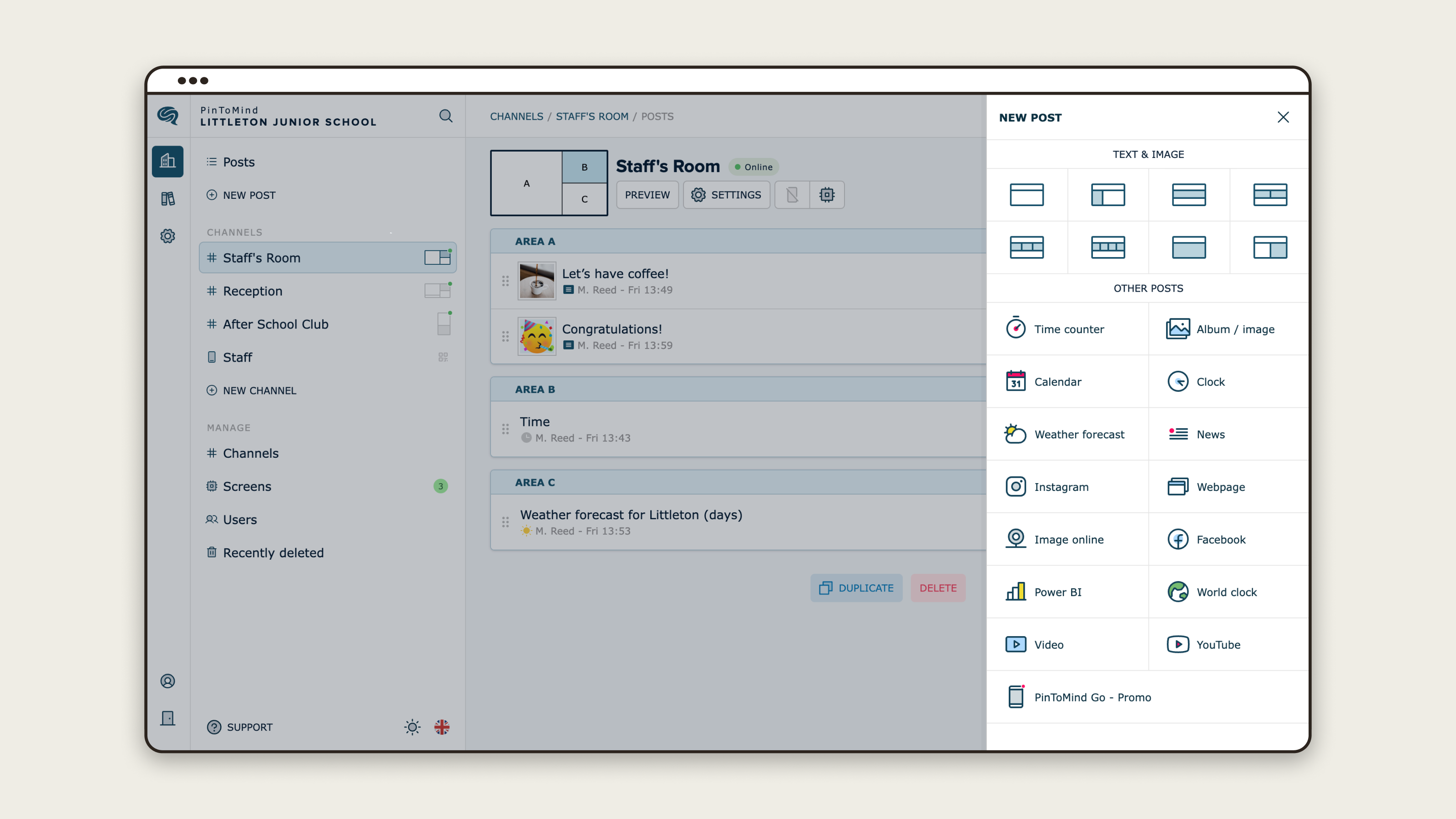 screenshot of PinToMind