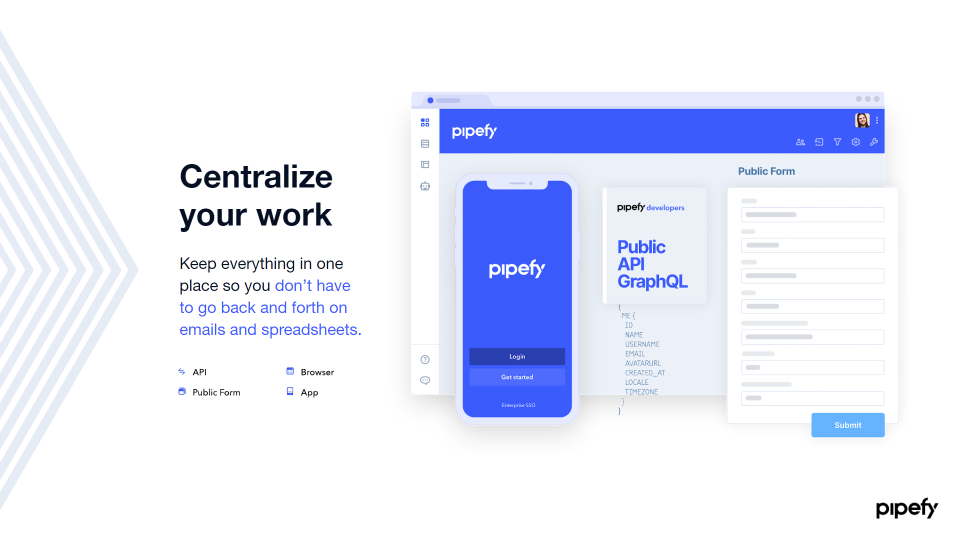 screenshot of Pipefy