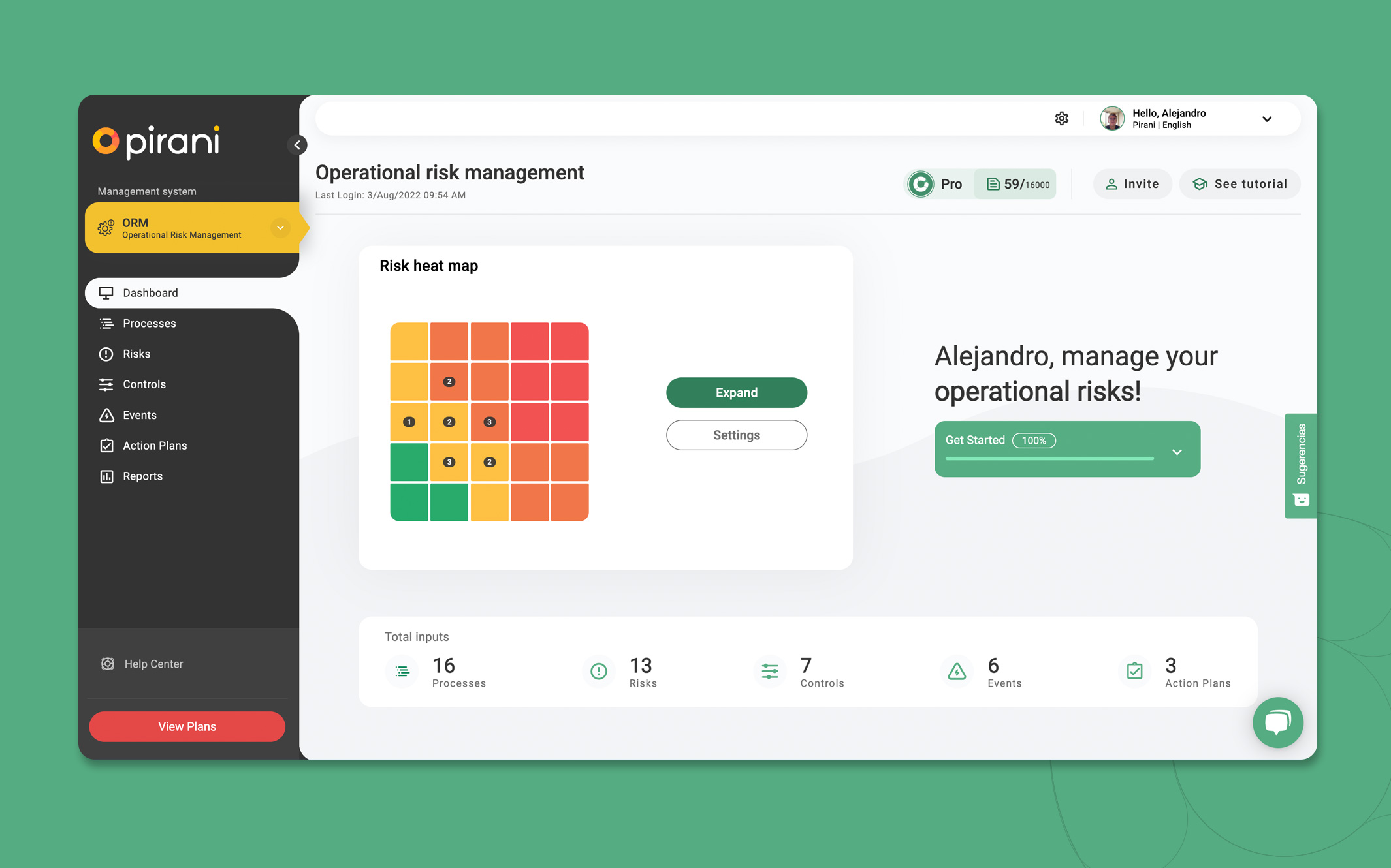 screenshot of Pirani