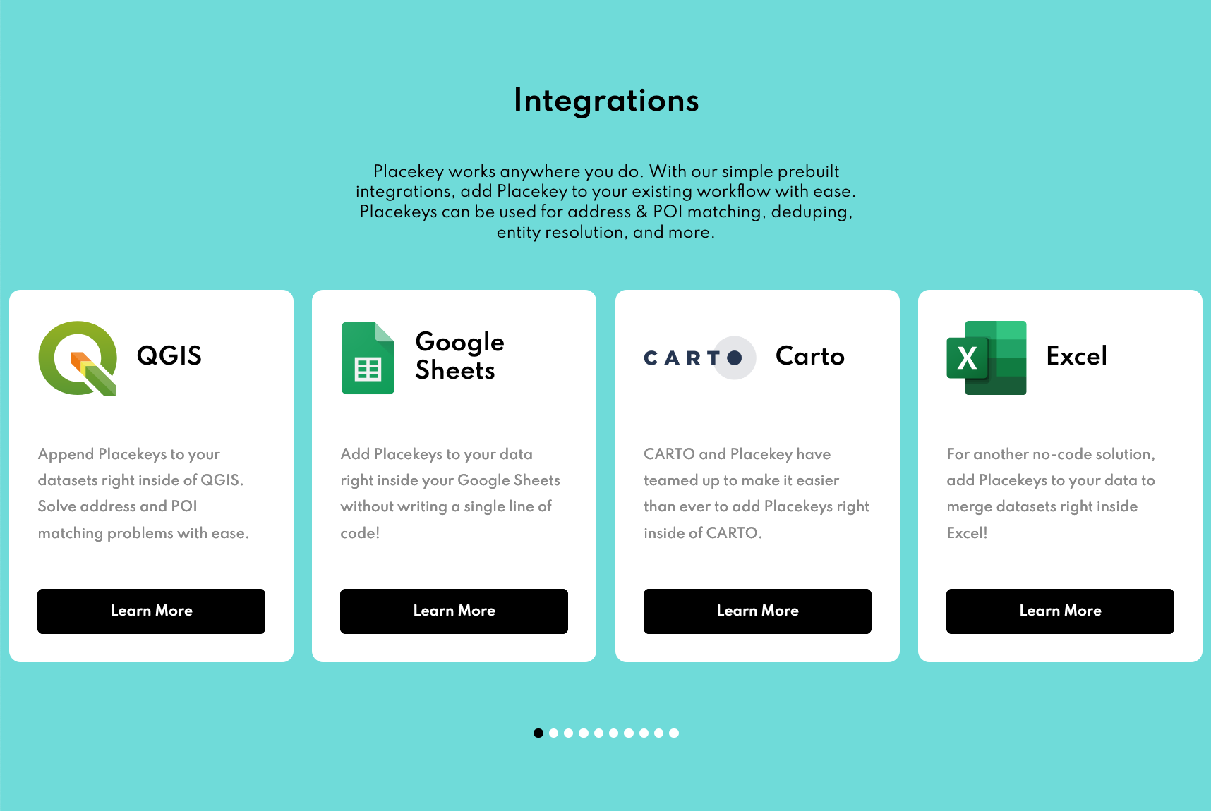 screenshot of Placekey