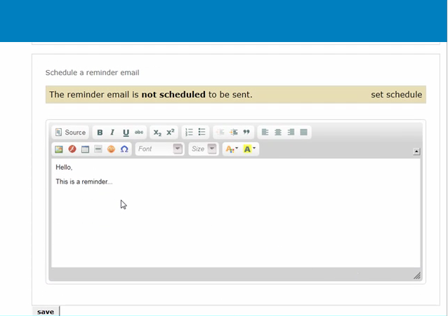 screenshot of PlanetReg