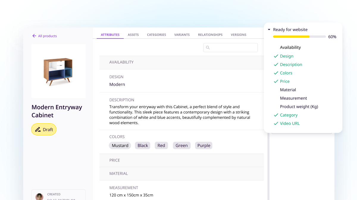 screenshot of Plytix