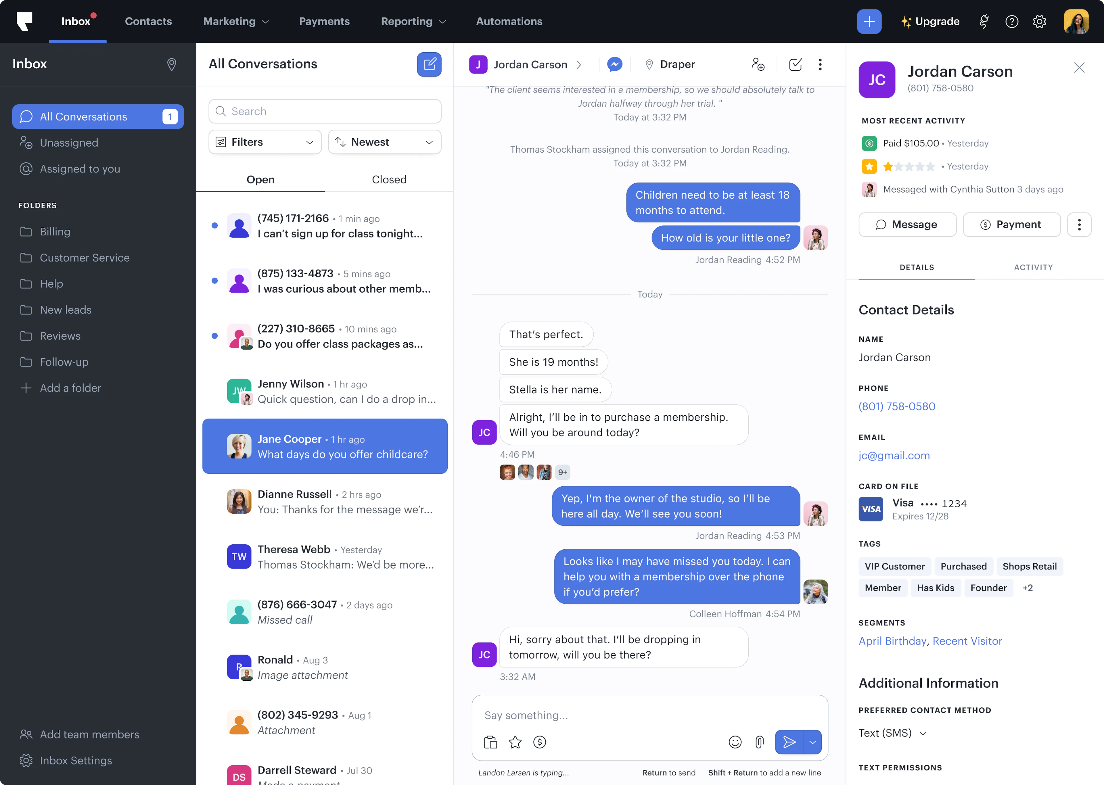 screenshot of Podium