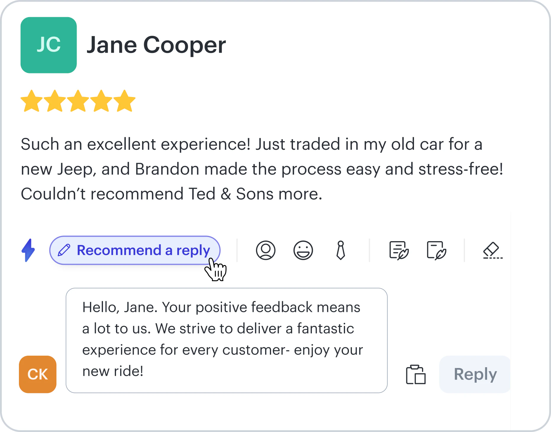 screenshot of Podium