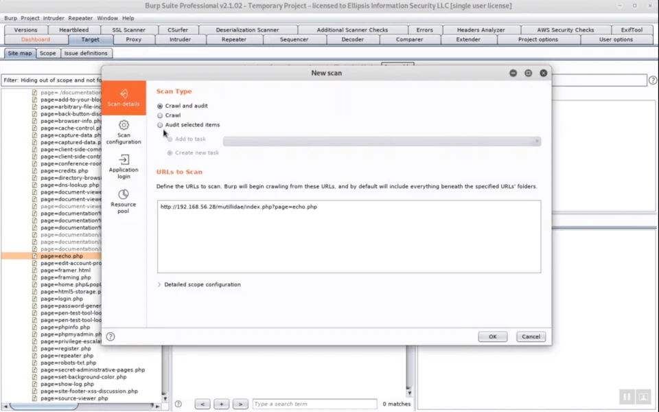 screenshot of PortSwigger
