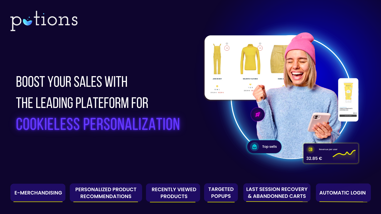 screenshot of Potions