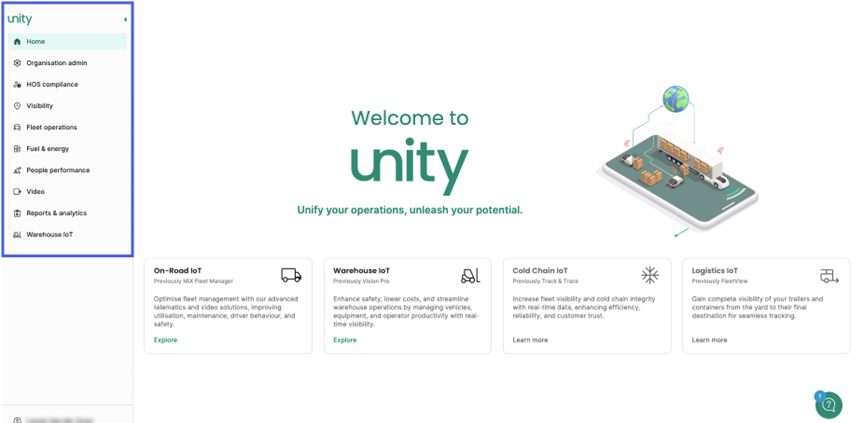 screenshot of Powerfleet