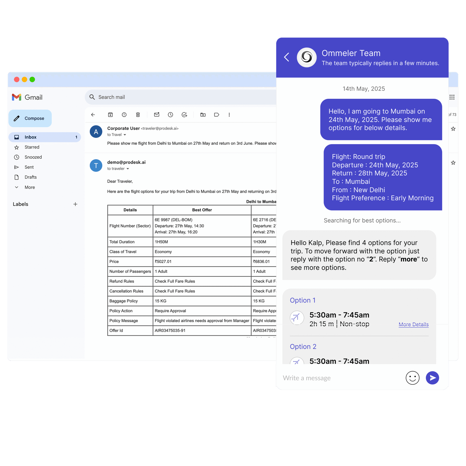 screenshot of ProXpense