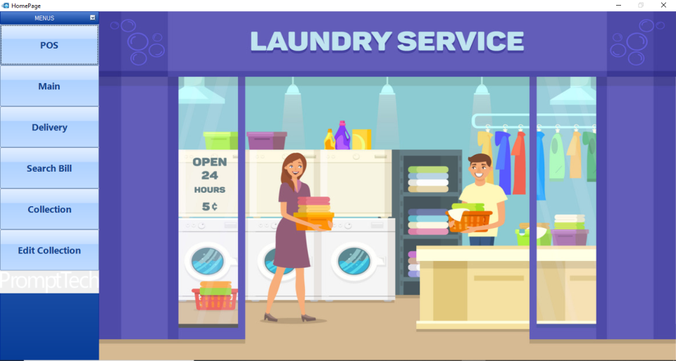 screenshot of PromptTech