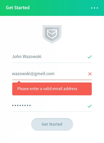 screenshot of Proofy