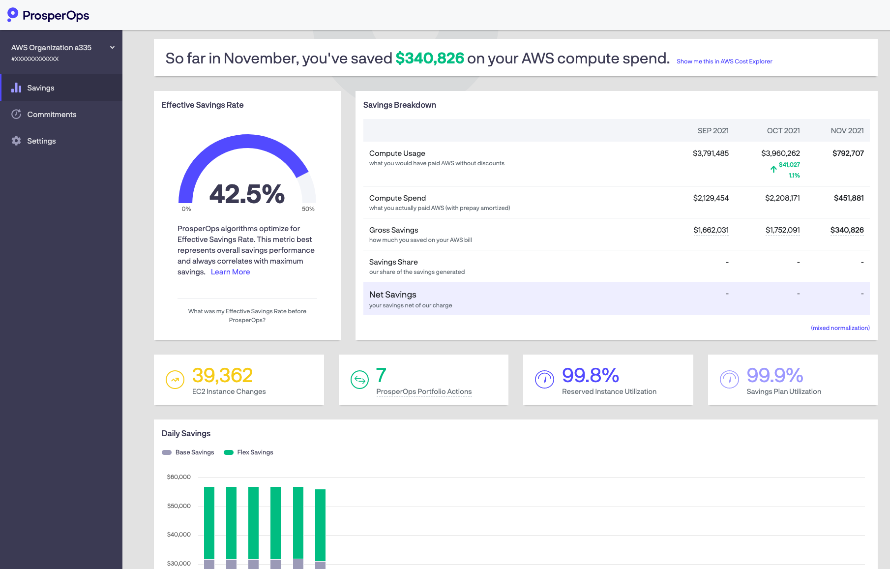 screenshot of ProsperOps