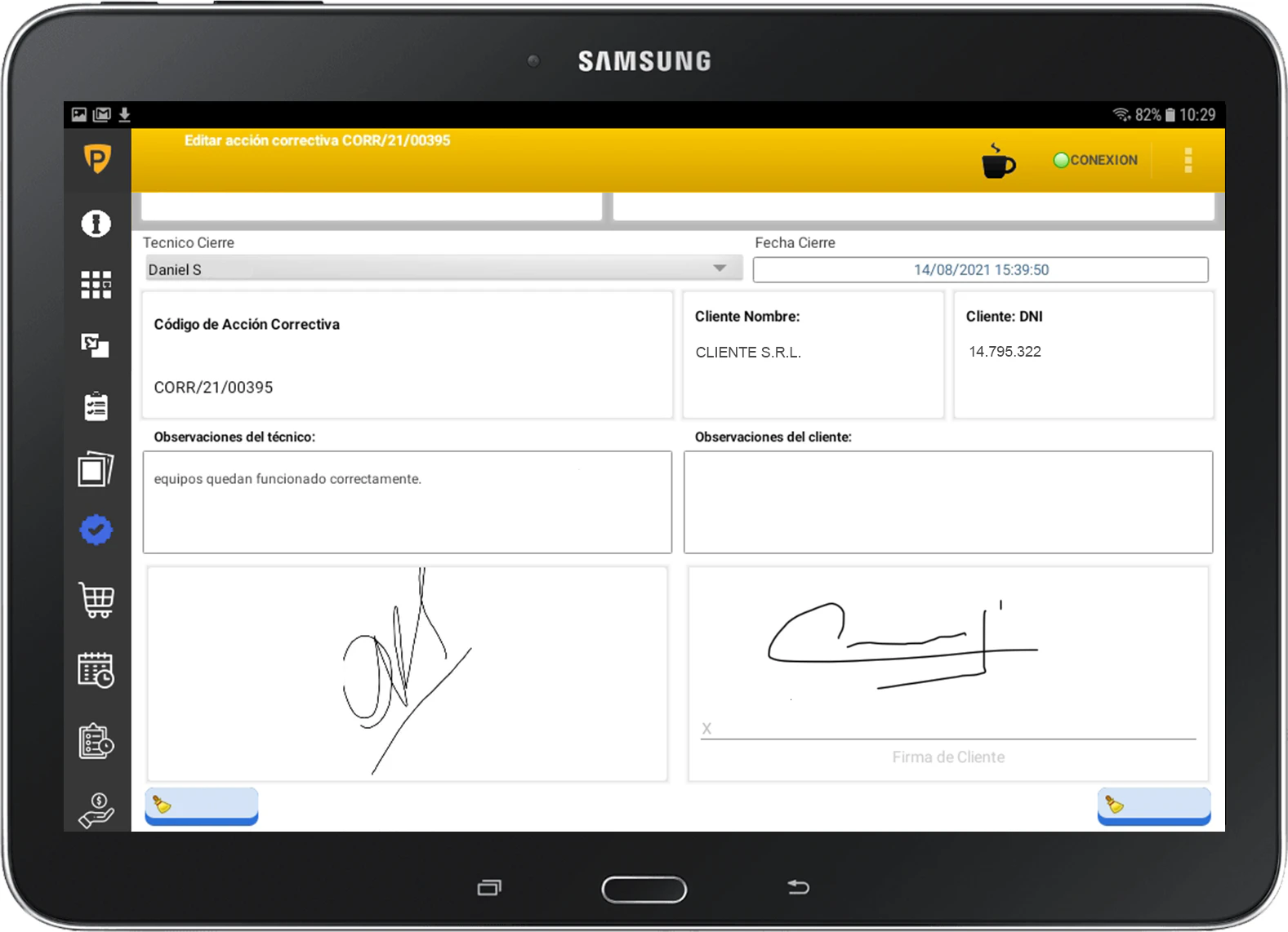 screenshot of Protecnus