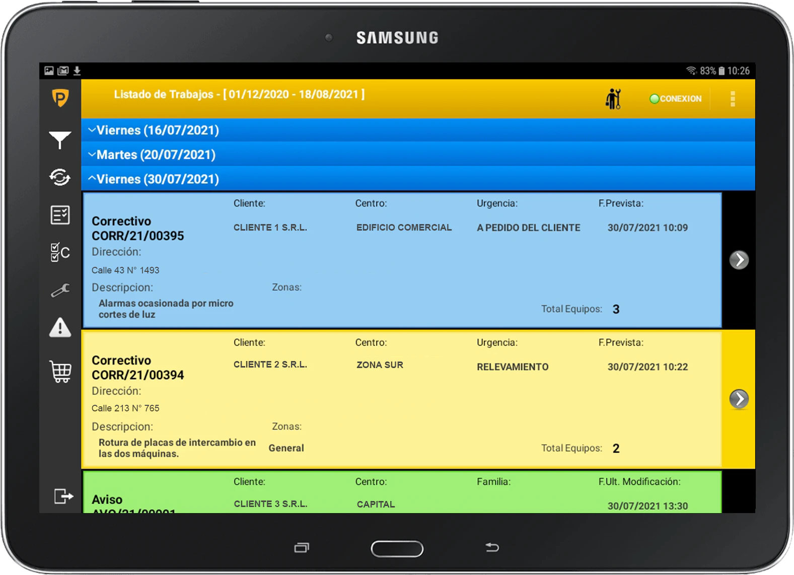 screenshot of Protecnus