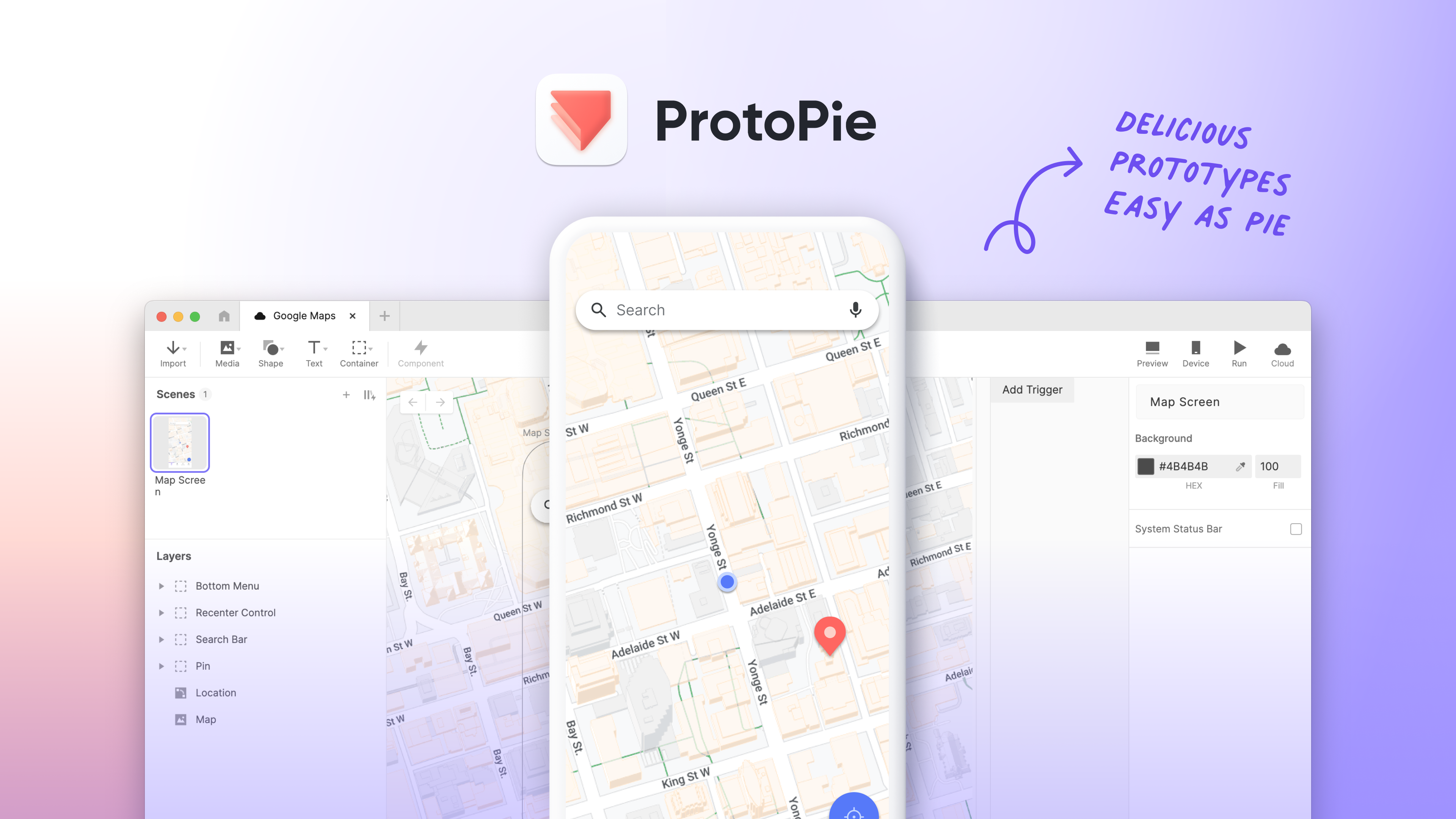 screenshot of ProtoPie