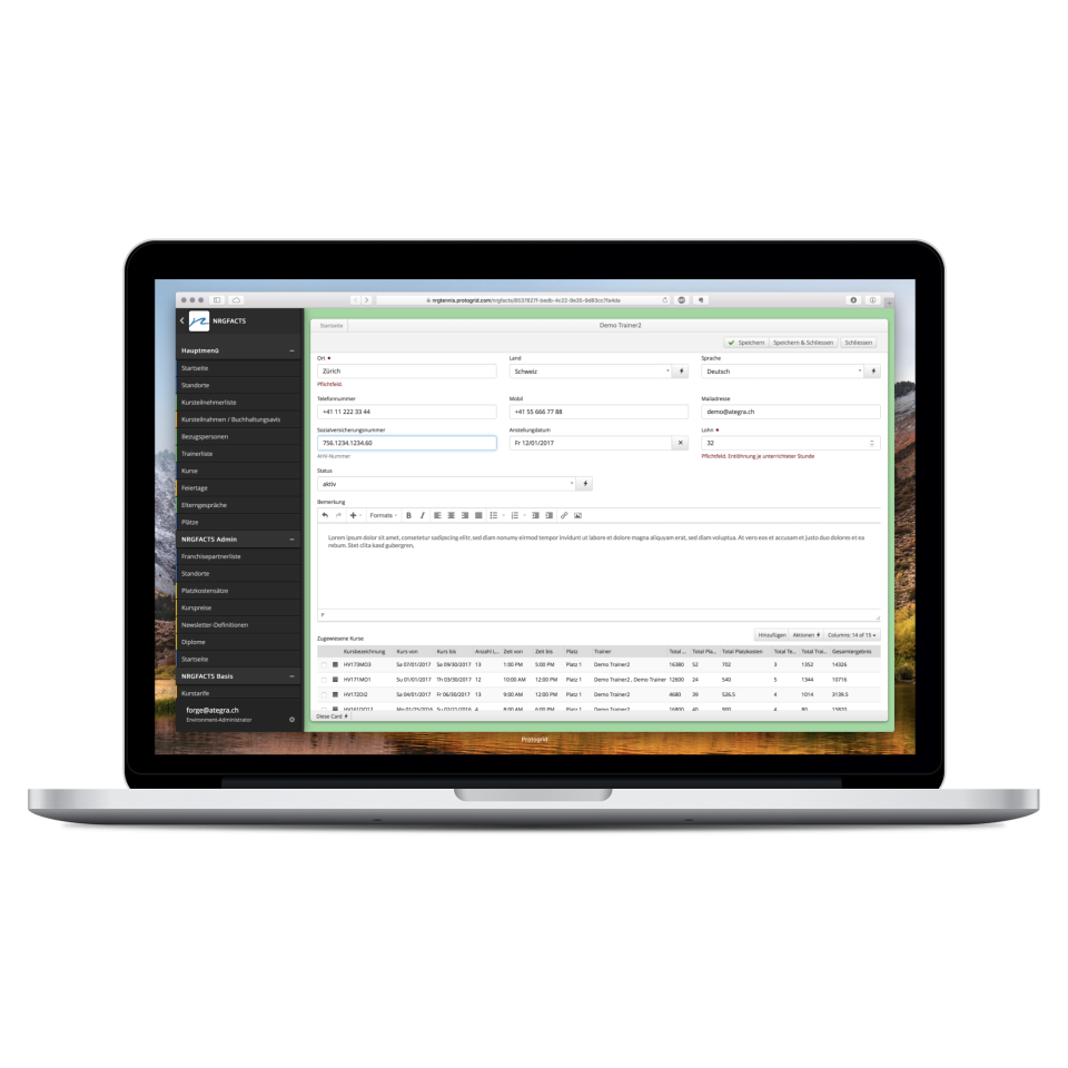 screenshot of Protogrid