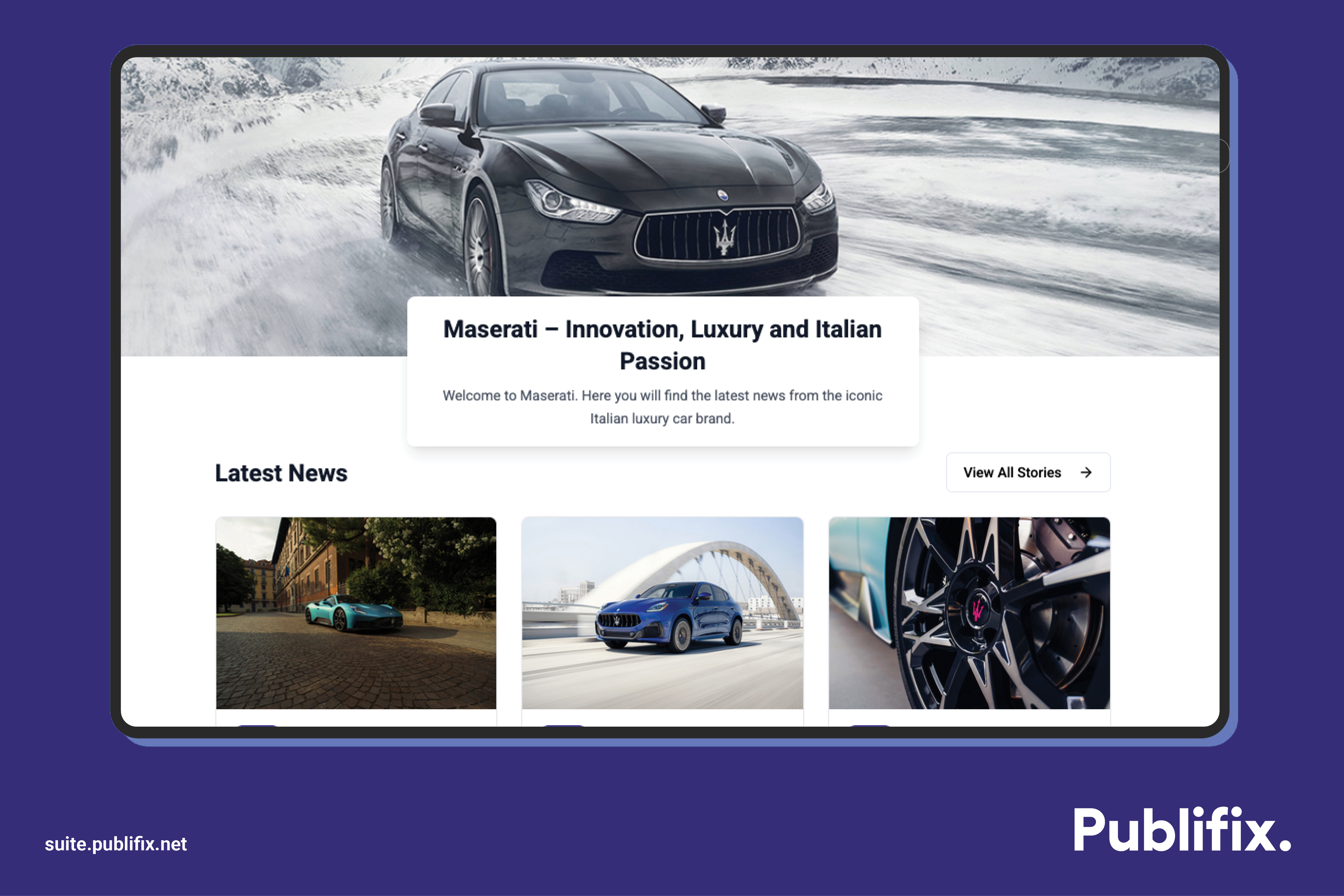 screenshot of Publifix