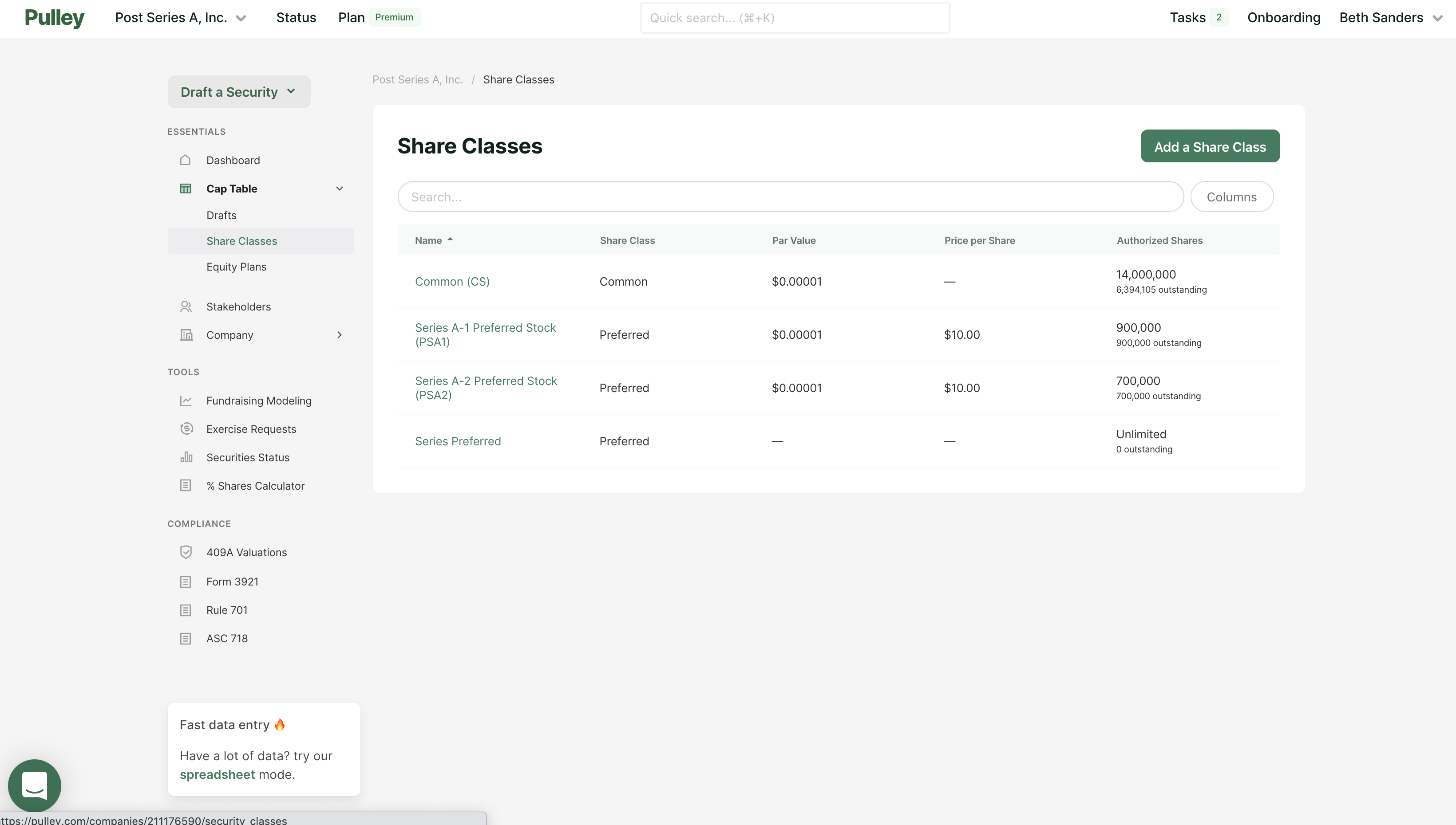 screenshot of Pulley